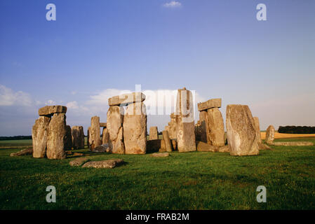 Stonehenge, in der Nähe von Amesbury, Wiltshire, England Stockfoto