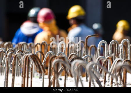 Detail des Aufbaus der Multifunktionsarena komplexe Gremio Stockfoto