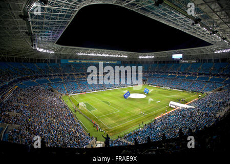 Fußballspiel im Stadion-Multifunktionsarena komplexe Gremio Stockfoto