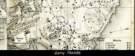 Das *Italy Handbook for Travellers* (1869) bietet einen Reiseführer für Norditalien und Korsika mit Einzelheiten zu den wichtigsten Orten, kulturellen Höhepunkten und praktischen Ratschlägen für Touristen im 19. Jahrhundert. Stockfoto