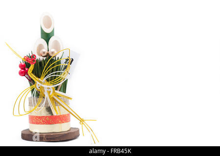 Japanische Silvester Ornament genannt Kadomatsu Stockfoto