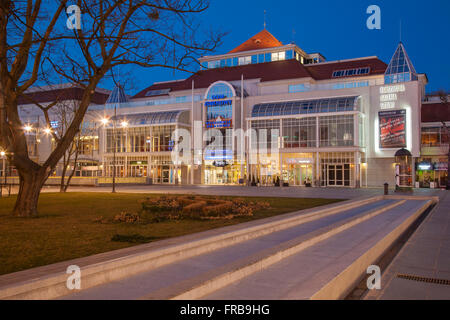 Am Abend im Health Spa House in Sopot, Polen. Stockfoto