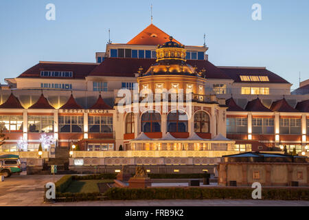 Dom Zdrojowy (Gesundheit-Wellness-Haus) in Sopot, Polen. Stockfoto