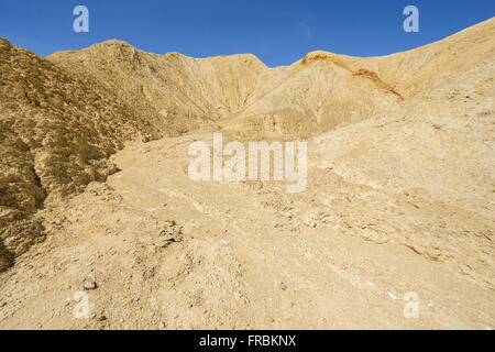 Ein Blick auf die 20 Mule Team Canyon im Death Valley National Park. Stockfoto