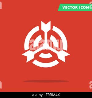 Farbe-Ziel-Symbol Stock Vektor