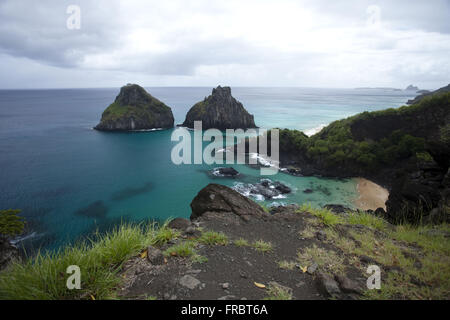 Schweinebucht und zwei Brother Islands - Nationalpark Stockfoto