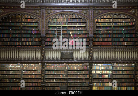 Königliche Portugiesisch lesen Kabinett Stadt von Rio De Janeiro Stockfoto