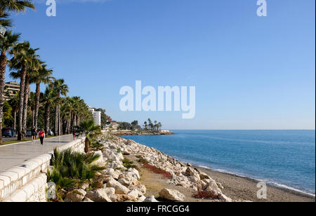 Malaga, Costa Del Sol, Spanien Stockfoto