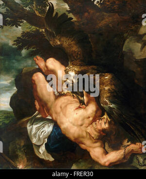 Rubens, Flämisch (aktive Italien, Antwerpen und England) - Prometheus gebunden Stockfoto