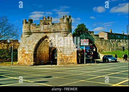 Walmgate Bar, York Stockfoto