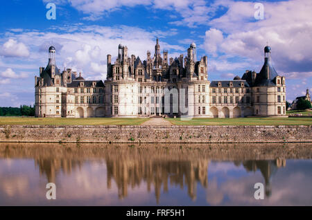 Schloss Chambord, Loir-et-Cher, Loire-Tal, Frankreich Stockfoto