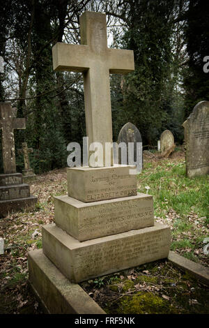 Grab von James Owens VC (1827 – 20. August 1901) in Lorne Straße Friedhof, Brentwood, Essex, England, Vereinigtes Königreich Stockfoto