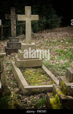 Grab von James Owens VC (1827 – 20. August 1901) in Lorne Straße Friedhof, Brentwood, Essex, England, Vereinigtes Königreich Stockfoto