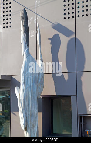 Kunstwerk im Seoul Vorort Ihwa-dong Stockfoto