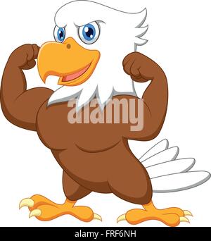 Cartoon strong Eagle Stock Vektor