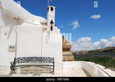 Spanien, Guadix - 18.04.2009 - Spanien / Andalusien / Andalusien - die weißen Dörfer Andalusiens - Sandrine Huet / Le Pictor Stockfoto