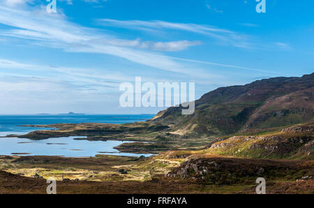 Südküste der Insel Ulva Mull in Schottland Stockfoto