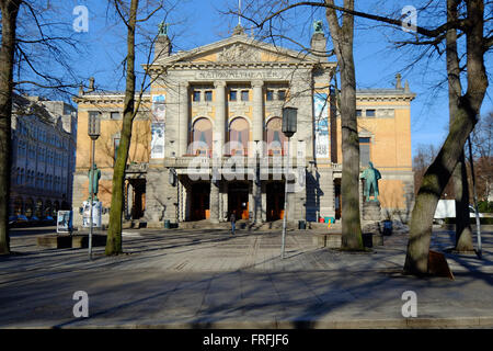 Das Nationaltheater, Oslo, Norwegen Stockfoto