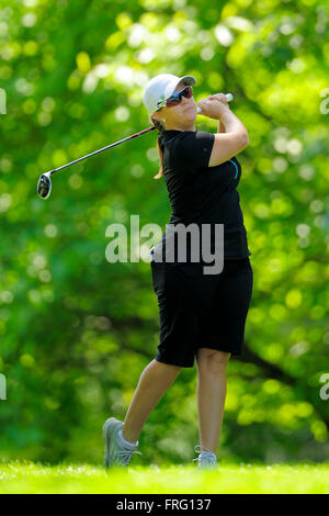 Battle Creek, Mich, USA. 8. Juni 2014. Stephanie Connelly während der Endrunde der FireKeepers Casino Hotel Meisterschaft in Battle Creek Country Club in Battle Creek, Michigan am 8. Juni 2014. ZUMA PRESS/Scott A. Miller © Scott A. Miller/ZUMA Draht/Alamy Live-Nachrichten Stockfoto