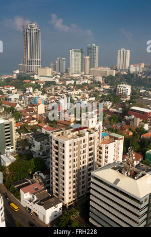 Sri Lanka, Colombo, Cinnamon Gardens skyline Stockfoto