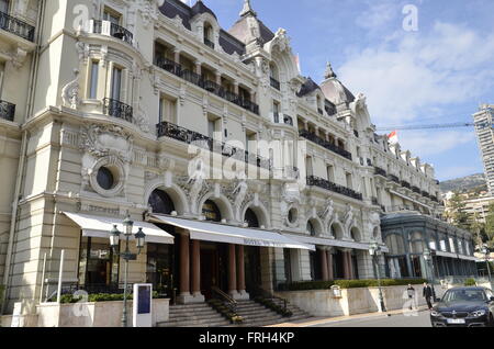 Das Hotel de Paris in Monte Carlo, Monaco, Frankreich Stockfoto