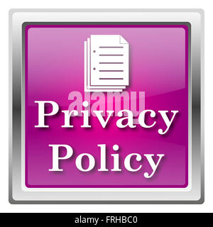 Metallische Symbol mit weißen Design Fuchsia Hintergrund Stockfoto