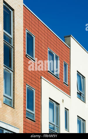 Moderne Gebäude in Ashland Estate, Milton Keynes, Buckinghamshire, England Stockfoto