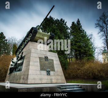 Zweiter Weltkrieg-Nationaldenkmal in Ostrava Stockfoto