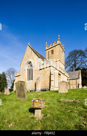 Die Kirche St. Eadburgha in Broadway, Worcestershire, England, UK Stockfoto