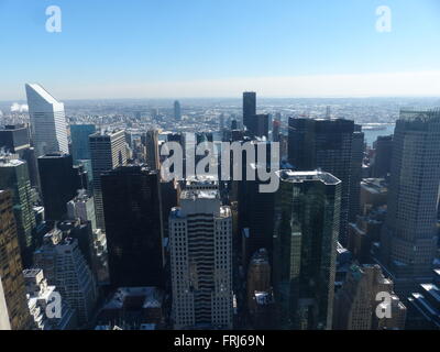 USA, New York, New York, Midtown Bürotürmen Stockfoto