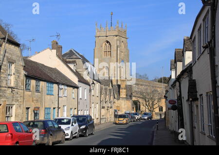 St Peter Kirche, Gloucester Street, Winchcombe, Gloucestershire, England, Großbritannien, Vereinigtes Königreich, UK, Europa Stockfoto