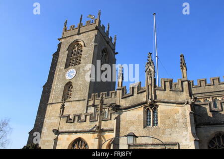 St Peter Kirche, Gloucester Street, Winchcombe, Gloucestershire, England, Großbritannien, Vereinigtes Königreich, UK, Europa Stockfoto