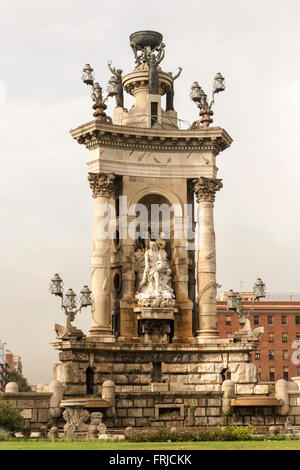 Placa De Espanya, Platz von Spanien, Barcelona, Spanien Stockfoto