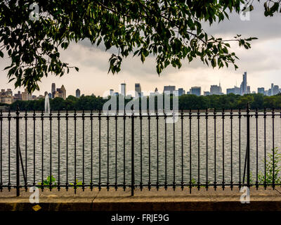 Jacqueline Kennedy Onassis Reservoir (Central Park Reservoir) Central Park, New York City, USA. Stockfoto