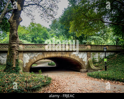 Greyshot Bogen, Central Park West Side zwischen der 61. und 62. Straße. New York City, USA. Stockfoto