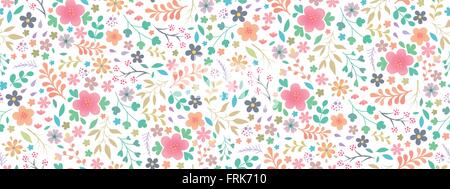 Schönen Frühling Vektormuster Stock Vektor