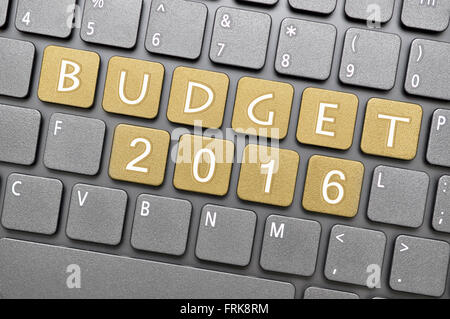 Braun Haushalt 2016-Taste auf der Tastatur Stockfoto
