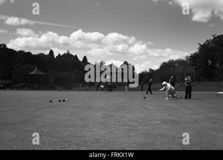 Bowling Green, Pateley Bridge Stockfoto