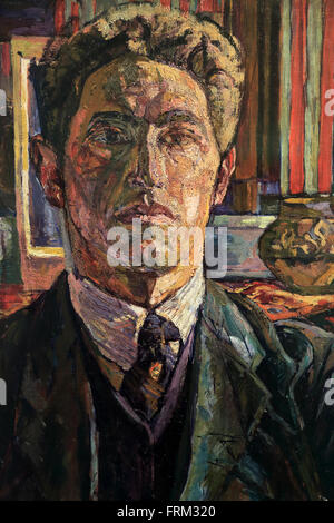 Selbstporträt von Alberto Giacometti im Kunsthaus Zürich Museum der schönen Künste, Zürich anzeigen Stockfoto