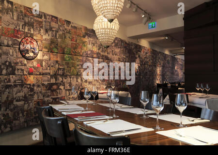 Dining Hall HILTL das weltweit älteste durchgehend offen vegetarische Restaurant in Zürich Stockfoto