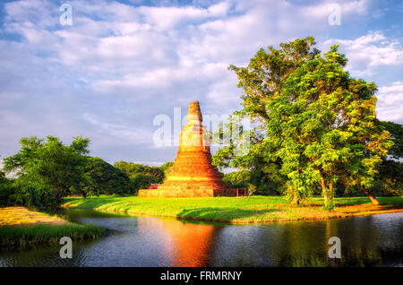 Alte Ruinen von Ayutthaya (Thailand) Stockfoto