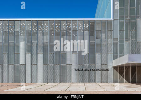 Palacio de Congresos, Zaragoza, Aragón, Spanien. Stockfoto