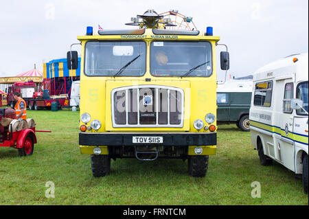 Thornycroft Nubian Carmichael Flughafen Feuer zart im Ruhestand und zeigen bei einer englischen Stockfoto