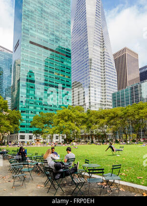 Bryant Park, New York City, USA. Stockfoto