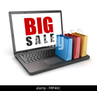 Big Verkauf Konzept, dies ist eine computergenerierte und 3d gerenderten Bild. Stockfoto