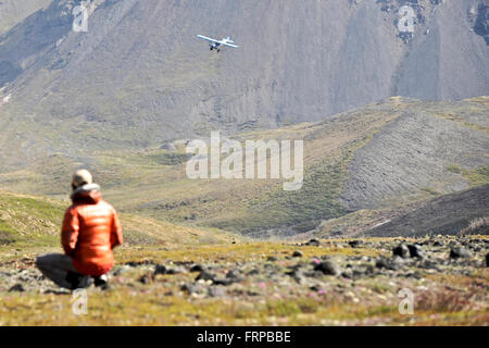 Alaska Ski Alpin Stockfoto