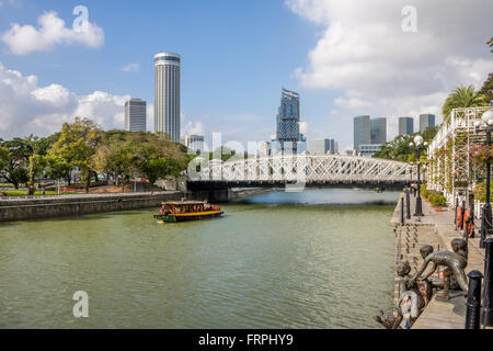 Singapur Singapur River Adrian Baker Stockfoto