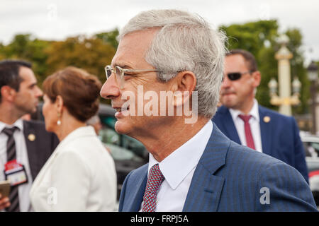 Porträt von Claude Bartolone, Präsident der Nationalversammlung von Frankreich. Stockfoto