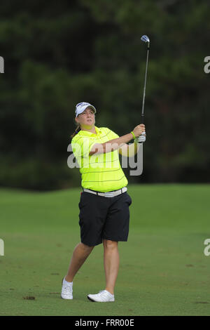 Daytona Beach, FL, USA. 29. September 2013. Lisa Ferrero in der dritten Runde der Symetra Tour Championship LPGA International am 29. September 2013 in Daytona Beach, Florida. ZUMA Press/Scott A. Miller © Scott A. Miller/ZUMA Draht/Alamy Live-Nachrichten Stockfoto