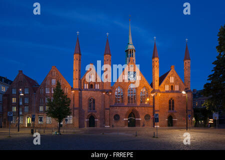 13. Jahrhundert Heiligen-Geist-Hospital in der Hansestadt Lübeck, Schleswig-Holstein, Deutschland Stockfoto